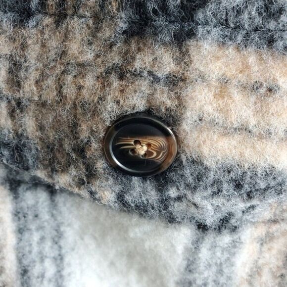 Santuary Town Plaid Wool-Blend Shacket Size M - Picture 7 of 12